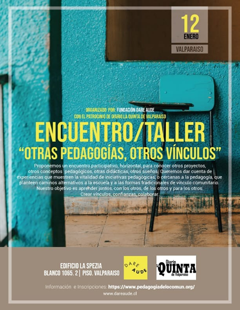 (Valparaíso) Taller: “Otras Pedagogías, otros vínculos”